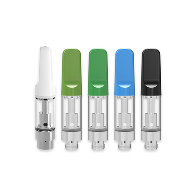 510 موضوع CBD Vape Pen بدون نشتی چرخ دستی های سرامیکی 0.5 میلی لیتری 1 میلی لیتر