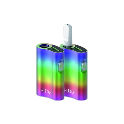 ولتاژ قابل تنظیم CBD Vape Battery Metal Curved Chamber Preheat 550mah 4.2V