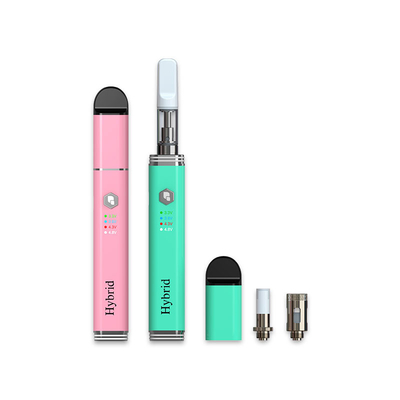 کوارتز کویل پیش گرم CBD Vape Pen 500mah 510 Thread Atomizer 4.3V
