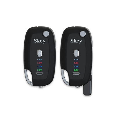 Key Fob Box Mod 510 Thread Oil Vape Battery 3.6V 500mAh ولتاژ متغیر