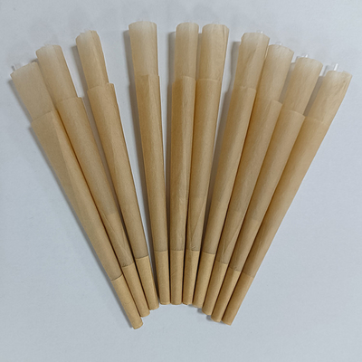 فیلتر 30 میلی‌متری مخروطی قهوه‌ای سفید لوگوی چاپ شده از کنف